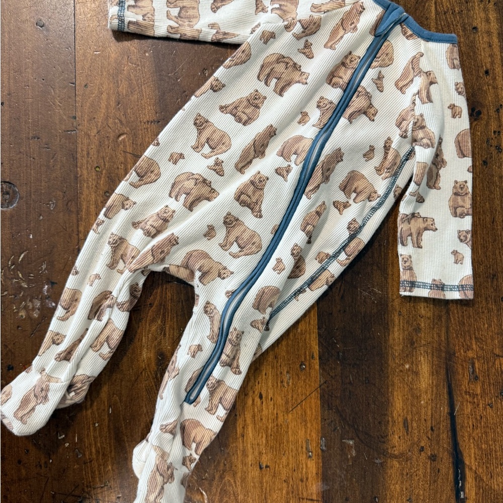 Mud Pie Blue and White Baby Onesie